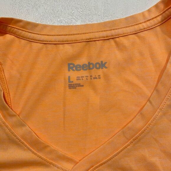 Reebok Peach Orange Racerback Tank Top – Size L - Picture 3 of 4